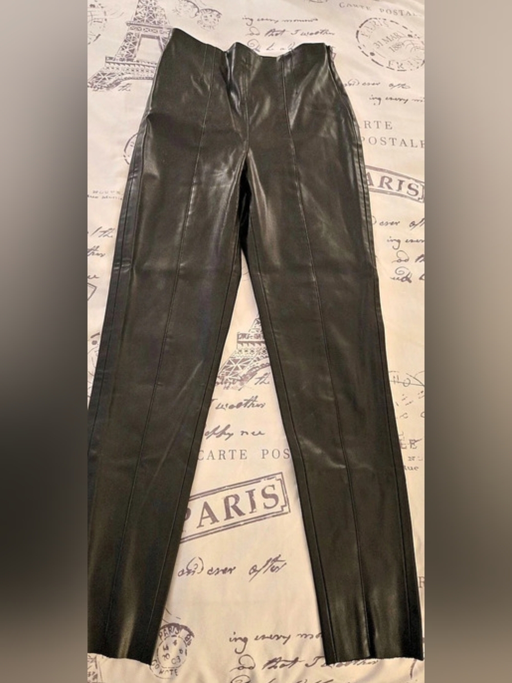 Zara Faux Leather Skinny Pants Size Small Like New
